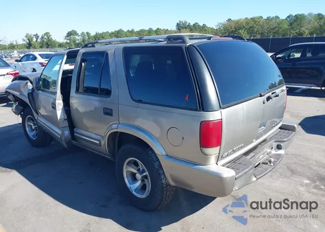 2001 Chevrolet Blazer Ls from USA, damaged, VIN 1GNCS13W112132307